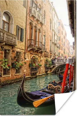 Produktbild von MuchoWow® Poster Venedig - Italien - Gondel 20x30 cm - Papierdruck