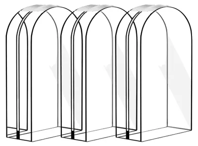 Produktbild von Kleideraufbewahrungstaschen für den Kleiderschrank - 3 transparente Kleiderhüllen mit Reißverschluss, staubdicht und hängend, für Jacken und Hemden