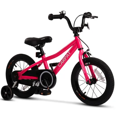 Produktbild von Velors Kinderfahrrad 12 14 16 Zoll Kinderfahrrad für 3-7 Jahre 1 Gang Kettenschaltung Mädchen Jungen Fahrrad Bike mit Stützräder ab 3 Jahre