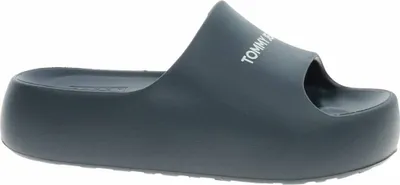 Produktbild von Tommy Jeans Uni Badelatschen/ Pantoletten Dunkelblau Syntheik Größe: 35/36