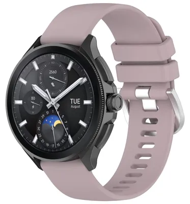 Produktbild von Für Xiaomi Watch S3 hochwertiges Silikon Armband Glänzende Oberfläche Lila Watch Ersatz Arm Band