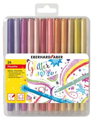 Obrázok produktu pre EBERHARD FABER 551024 EBERHARD FABER Filzstifte farbsortiert