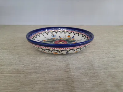 Produktbild von Bolesławiec Servierschale Flach 1952/149 Keramik Ø 16cm