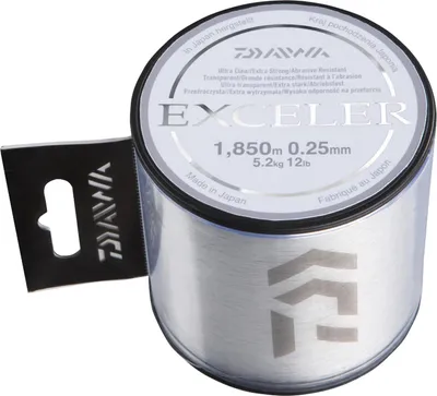 Produktbild von Daiwa Schnur Exceler Farbe Transparent Länge 1540m ø 0,28mm