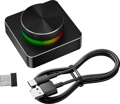 Produktbild von RGB-Lautstärkeregler USB+BT+2.4G Drei Modi Multimedia-Controller für PC/Gaming