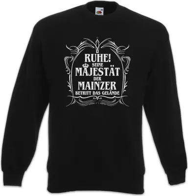 Produktbild von Urban Backwoods Seine Majestät Der Mainzer, Sweatshirt, Farbe: Schwarz, Größe: 4XL