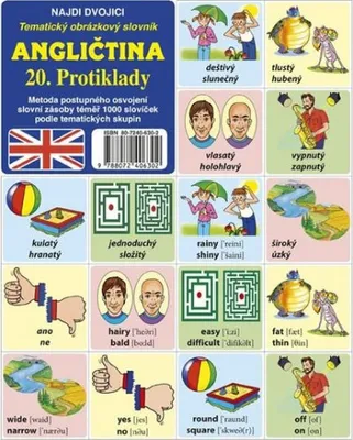 Obrázek produktu pro Najdi dvojici - Angličtina - 20. Protiklady (kolektiv autorů)