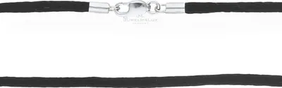 Produktbild von JuwelmaLux Satinband schwarz 925/000 Sterling Silber JL30-05-0561 cm