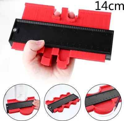 Immagine prodotto di Stencil per contorni - 14 cm - rosso