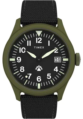 Produktbild von Timex Herren-Armbanduhr Expedition North, 43 mm, schwarzes zweiteiliges Armband
