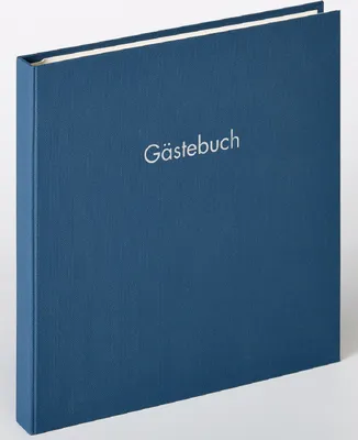Produktbild von Walther, GB-206-L, Gästebuch Fun, blau, 26x25 cm