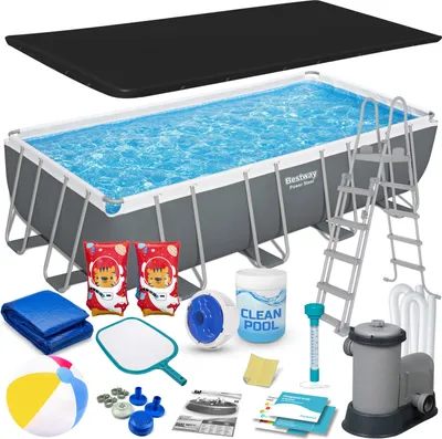 Produktbild von Rahmen-Gartenpool 549 x 274 x 122 cm 17-in-1 Bestway 56465