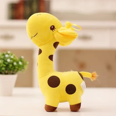 Obrázek produktu pro Plyšová žirafa – 18 cm, roztomilé měkké plyšové zvířátko