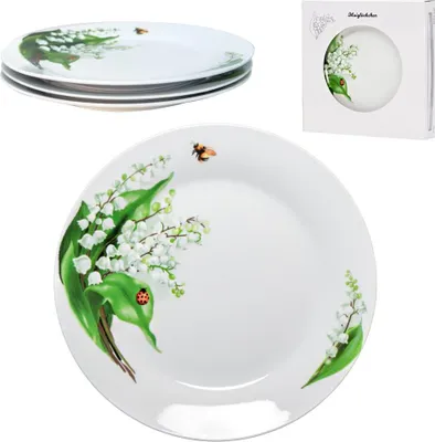 Produktbild von Teller 3er Set „Maiglöckchen“ Ø24 cm