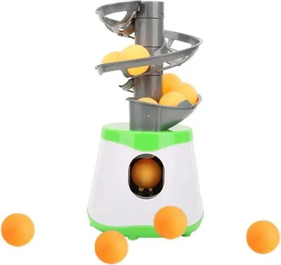 Produktbild von Allecto plus – Tragbarer Tischtennis-Trainer für Kinder – Automatischer Ballwerfer – Trainingssystem für Schnelligkeit und Beweglichkeit