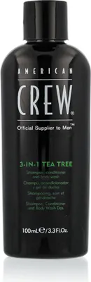 Immagine prodotto di American Crew 3in1 Tea Tree Shampoo, Conditioner e Body Wash 100ml