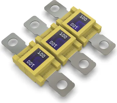 Produktbild von 3x AUPROTEC Mega Hochstromsicherung 100A Schraubsicherung gelb