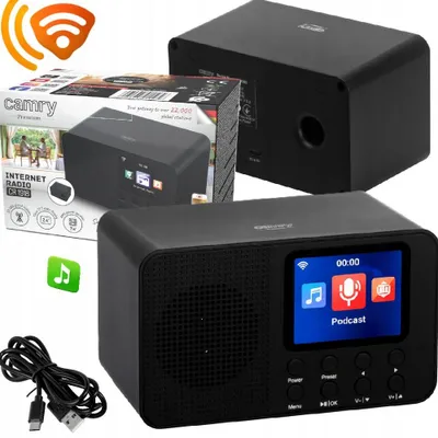 Obrázok produktu pre INTERNETOVÝ KUCHYNSKÝ RÁDIO BLUETOOTH USB Wi-Fi SIEŤ CR1918