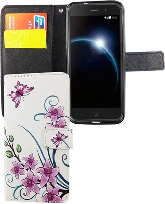 Produktbild von Handyhülle Tasche für Handy ZTE Blade V6 / L6 Lotusblume
