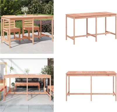 Zdjęcie produktu dla vidaXL Stół ogrodowy 203,5x90x110 cm z litego drewna daglezji - Stół ogrodowy - Stoły ogrodowe - Stół na zewnątrz - Stół na patio