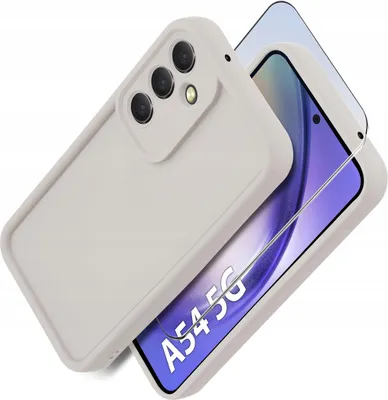 Immagine prodotto di Custodia per Samsung A54 5G | silicone OPACO + Vetro protettivo per schermo 9H