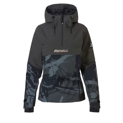 Image de Anorak de neige Rehall LOIZA-R pour femme, Trashed Graphite, taille L
