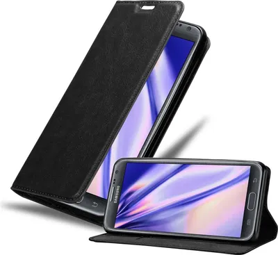 Immagine prodotto di Cadorabo cover per Samsung Galaxy NOTE 2 cover protettiva in nero custodia per cellulare cover chiusura magnetica