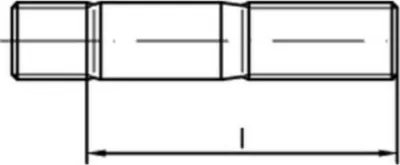 Image de Goujons Reyher DIN 939 8.8 M 6 x 25 009398000060025 (100 pièces)