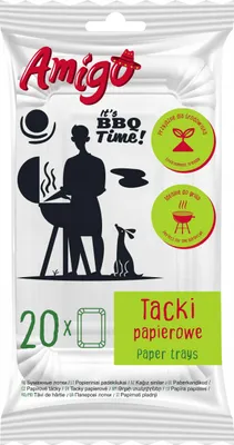 Zdjęcie produktu dla Gosia Amigo Jednorazowe Tacki Papierowe 20Szt 6223..