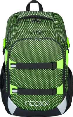 Image de neoxx sac d'école pour ordinateur portable Active Pro School Backpack All About Neon jaune fluo