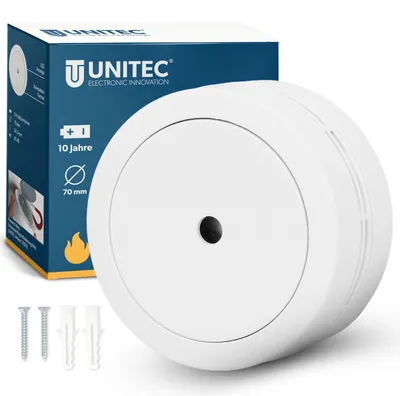 Produktbild von UNITEC Mini Rauchwarnmelder - Kompakter Rauchmelder für Sicherheit Zuhause