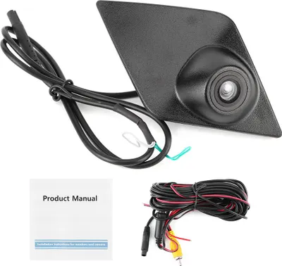 Image de IP68 caméra étanche CCD -vue de face- aide au stationnement pour Renault Koleos/Kadjar s'adapte