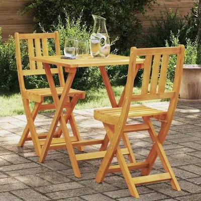 Image de Ensemble de 3 meubles en bois d'acacia brun