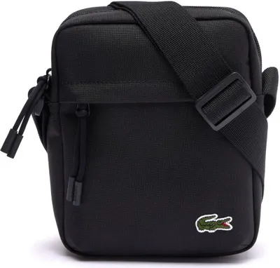 Produktbild von Lacoste Umhängetasche aus Neo-Krokodil, Schwarz One Size