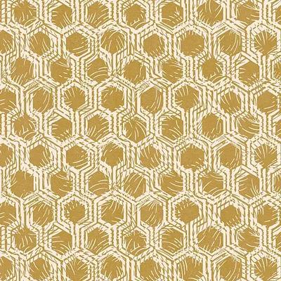 Produktbild von Profhome 333273-GU Grafik Tapete Geometrisch matt gold beige 5,33 m2