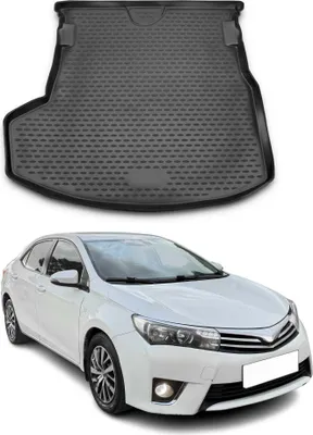 Produktbild von Kofferraummatte Kofferraumwanne für Toyota Corolla Limo 2013-2019 Gummi Schwarz