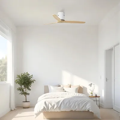 Produktbild von SKYLER Deckenventilator aus Holz ohne Licht Ø132 cm