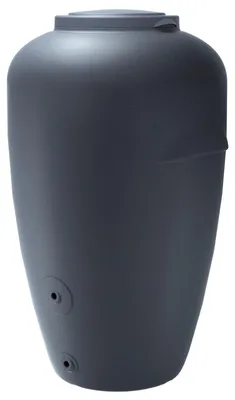Produktbild von Regentonne Amphore BOLOGNA 440 Liter anthrazit inkl. Hahn