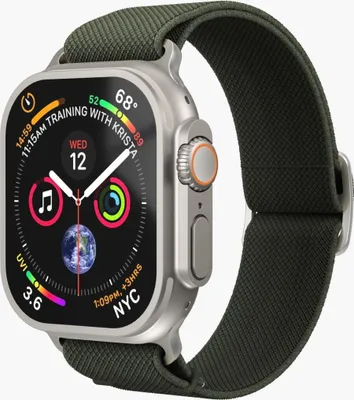 Zdjęcie produktu dla Vonmählen Classic Nylon Loop, Band, Smartwatch, Oliwkowy, Apple, Apple Watch 42 / 44 / 45 / 49 mm, Nylon