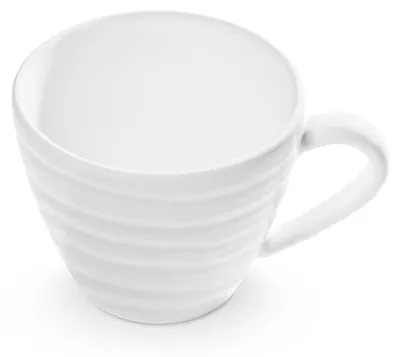 Produktbild von Gmundner Keramik Weißgeflammt  Kaffeetasse Gourmet (0 2L)