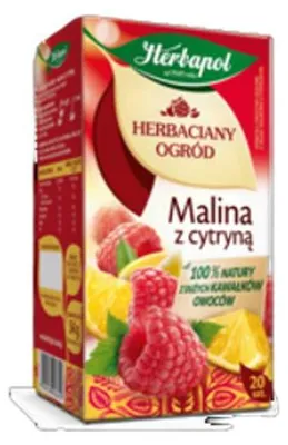 Image de Herbapol Framboise Citron Thé 20 sachets de thé - Thé aux fruits avec mélange de tisanes