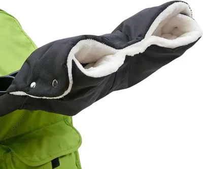 Produktbild von Babywagenhandschuhe, Buggy Handwärmer, Fleece-Futter, Wasserdicht, Winddicht, Universell für Kinderwagen