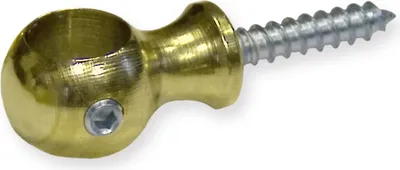 Produktbild von Ringöse 19 x 14 x 30 mm Messing poliert 13 mm Durchmesser Treppenstangen Zubehör Küberit