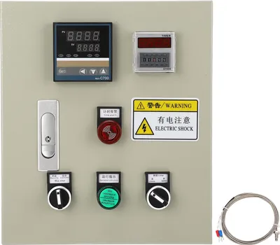 Produktbild von PID-Temperaturregler-Thermostatbox, 3-phasig, 15 kW, hochpräzise Digitalanzeige, intelligente Temperaturregelung, 380 V