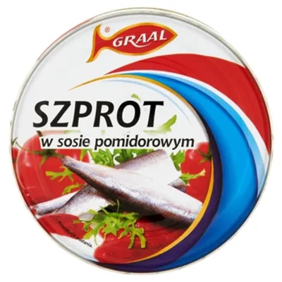 Obrázok produktu pre Graal Šproty v paradajkovej omáčke 300 G