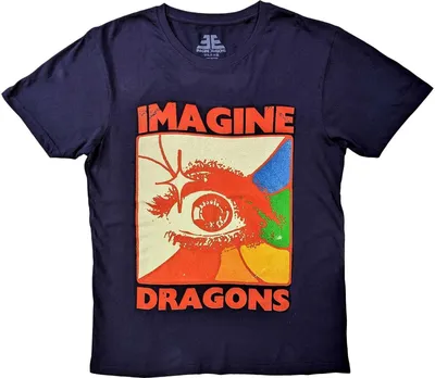 Produktbild von Imagine Dragons - T-Shirt für Herren/Damen Uni RO8547 (M) (Marineblau)