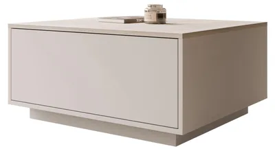Produktbild von MIRJAN24 Couchtisch Bavro, Wohnzimmer Kaffeetisch (Farbe: Sandbeige / Travertin)