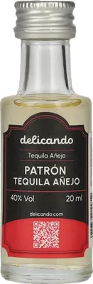 Produktbild von Patrón Tequila Añejo 40% Vol. 0,02l