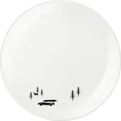 Zdjęcie produktu dla ASA Dessertteller, skidding xmas SNOWTRAC D. 20,5 cm, H. 2,2 cm