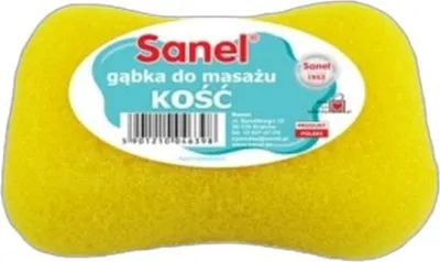 Obrázek produktu pro Kosmetická masážní houba Sanel Bone